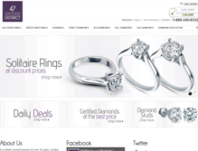 Tablet Screenshot of 47diamonddistrict.com